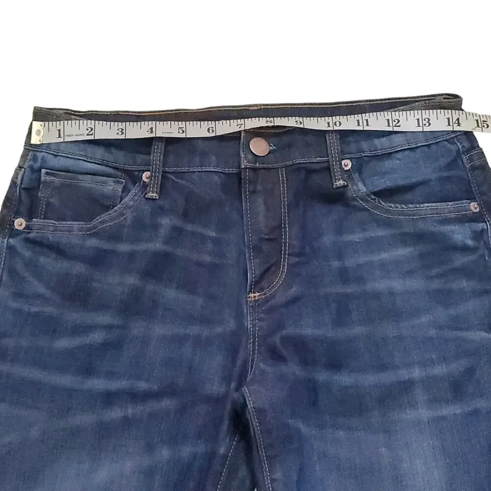 Driftwood Skinny Jeans Dark Wash Size 25 tall mid rise